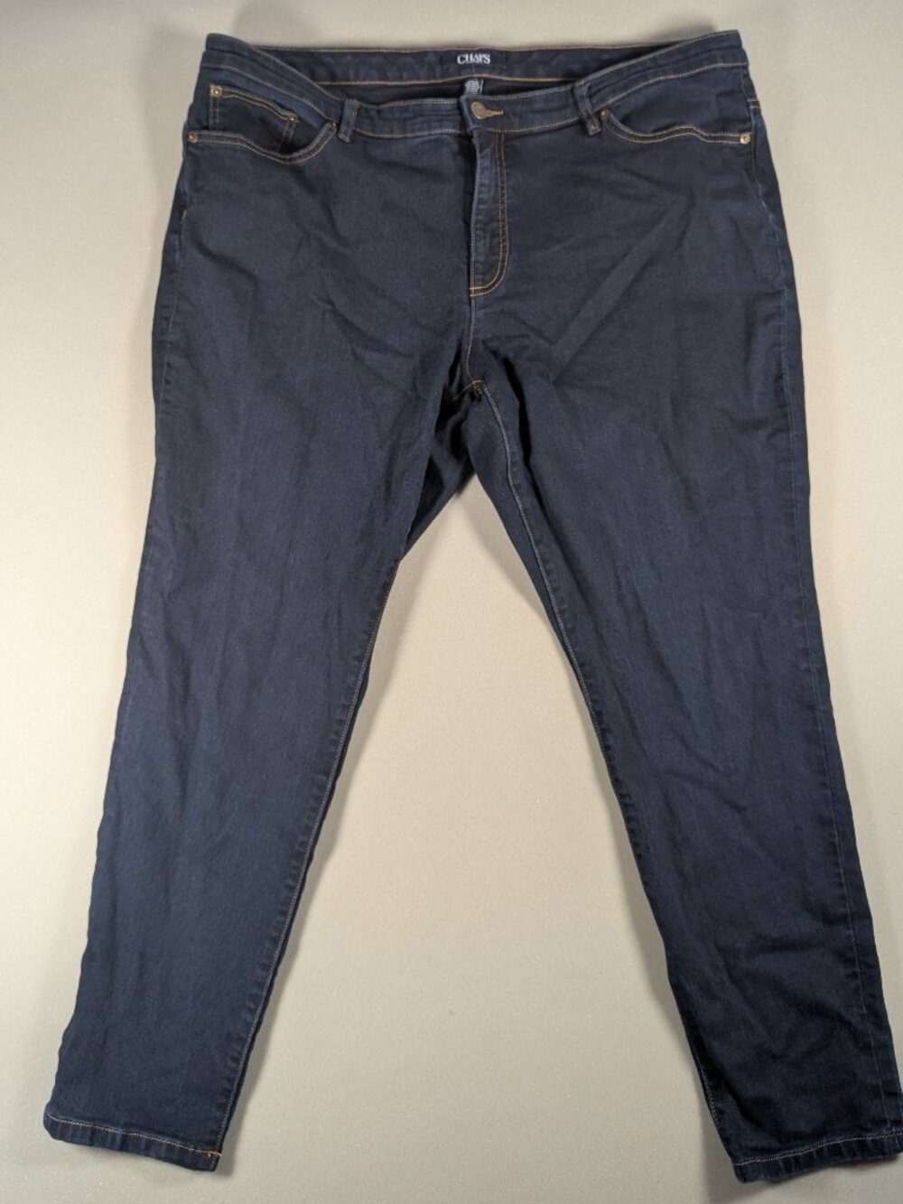 Women's Chaps Denim Jeans Daniella Slim Leg Size 22W